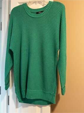 intro. Men's Crewneck Knit Sweater - Teal Green
